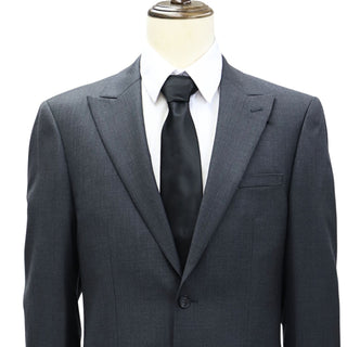 Calvin Klein Charcoal Grey Peak Lapel Suit