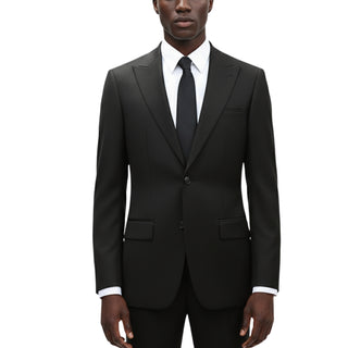 Calvin Klein Black Peak Lapel Suit