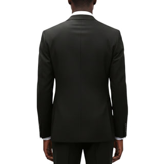 Calvin Klein Black Peak Lapel Suit
