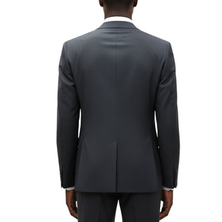 Calvin Klein Charcoal Grey Peak Lapel Suit