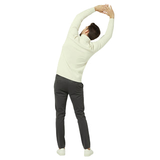 Ivory Traditional Fit Turtleneck Sweater