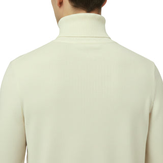 Ivory Traditional Fit Turtleneck Sweater