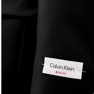 Calvin Klein Black Peak Lapel Suit