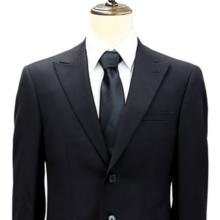 Calvin Klein Black Peak Lapel Suit