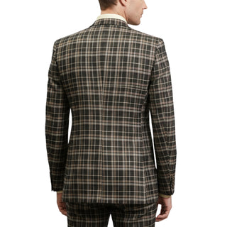 3 Piece Extrema Plaid Suit 11708