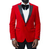Stretch Slim Fit Velvet Blazer - 7 Colors