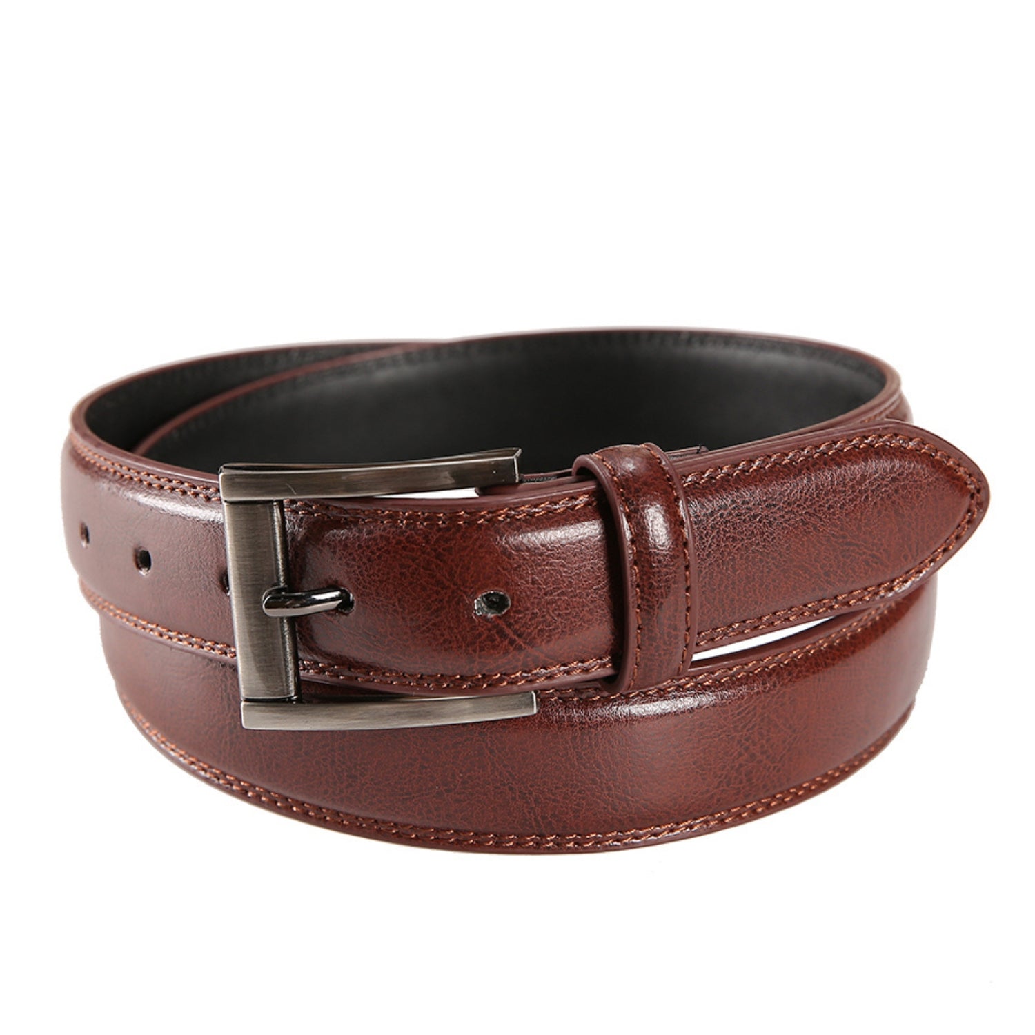 Pino Baldini Men's Genuine Leather Belt 35mm Width Burgundy Color Size 32 Formal Business Wear Stylish Accessory with Metal Buckle Pino Baldini Men's Genuine Leather Belt 35mm Width Burgundy Color Size 32 Formal Business Wear Stylish Accessory with Metal Buckle