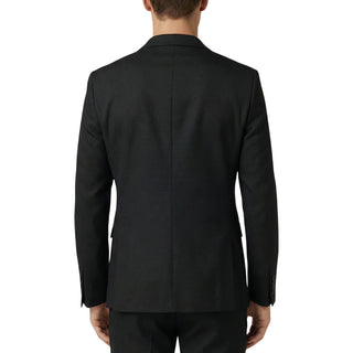 Joseph Michael 0905-17 Black Sharkskin Modern Fit Suit - Side View