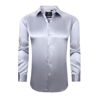 Luxe Stretch Satin Shirt