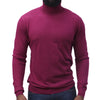 Burgundy Traditional Fit Turtleneck Sweater