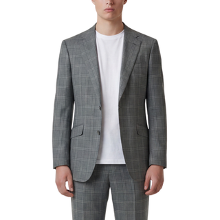 Joseph Michael Osteria Men's Green 3-Piece Plaid Suit
