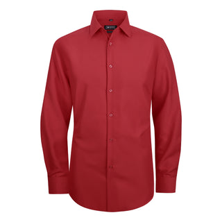 Ultra Soft Tailored Fit Dress Shirt Red