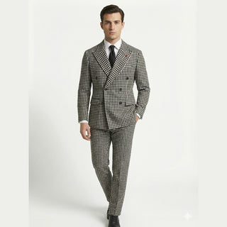 Masimo Double Breasted Peak Lapel Suit