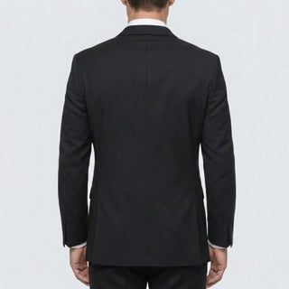 Joseph Michael 3-Piece Vested Peak Lapel Tuxedo - Black