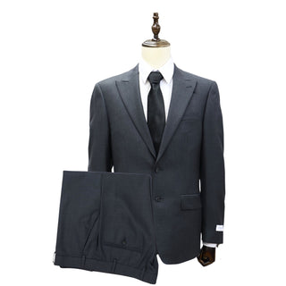 Calvin Klein Charcoal Grey Peak Lapel Suit