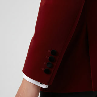 Stretch Slim Fit Velvet Blazer - 7 Colors