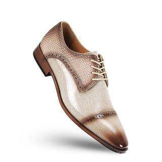 Antonio Cerrelli Men's Basket Weave Cap Toe Oxford