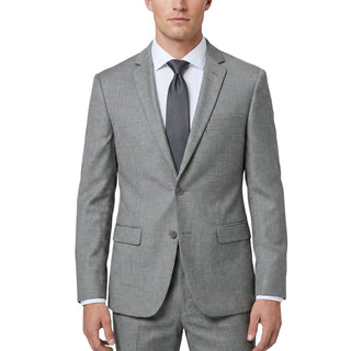Joseph Michael 0905-28 Grey Sharkskin Slim Fit Suit - Front View
