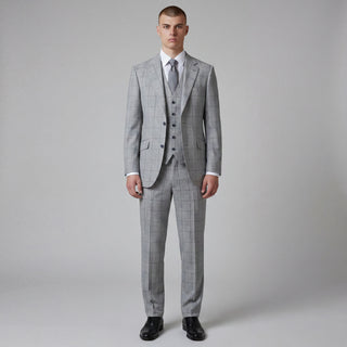 Joseph Michael Botura Men's Oxford 3-Piece Plaid Suit