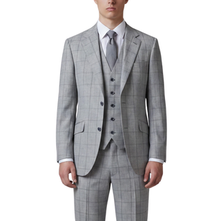 Joseph Michael Botura Men's Oxford 3-Piece Plaid Suit
