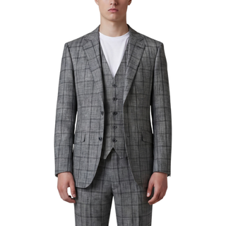 Joseph Michael Botura Men's Hunter 3-Piece Plaid Suit