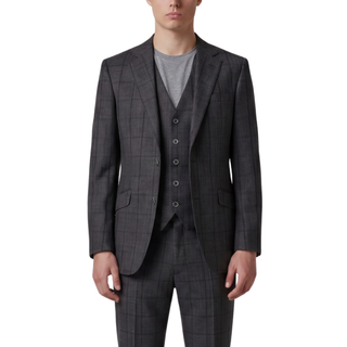 Joseph Michael Botura Men's Carbon 3-Piece Plaid Suit