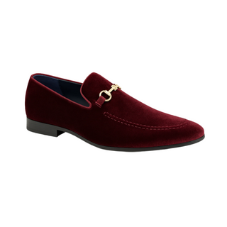 A11888 Barney Loafer Style Velvet Smoking Shoe