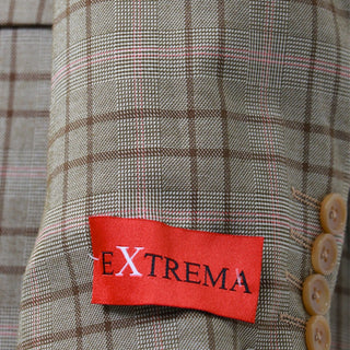 3 Piece Extrema Plaid Suit 582
