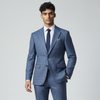 Stacy Adams 2 Button Notch Lapel Suit S25-Sa08-206 - Front View