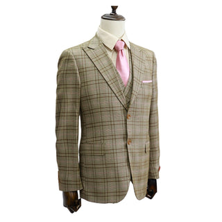 3 Piece Extrema Plaid Suit 582