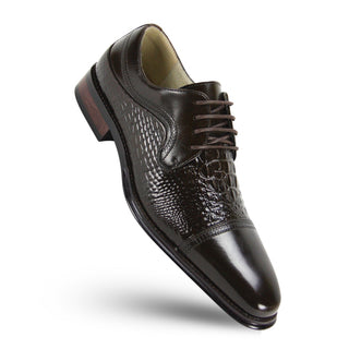 Giovanni Men's Mattias Leather Cap Toe Oxford