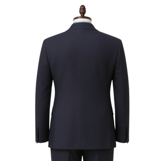 100% Wool 2 Button Slim Fit Blue Suit