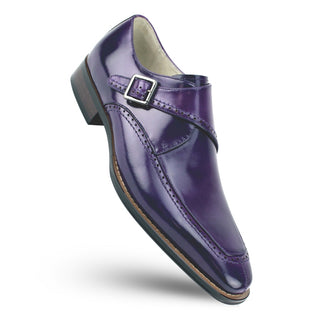 Amato Monk Leather Strap Shoes