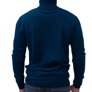 Navy Traditional Fit Turtleneck Sweater