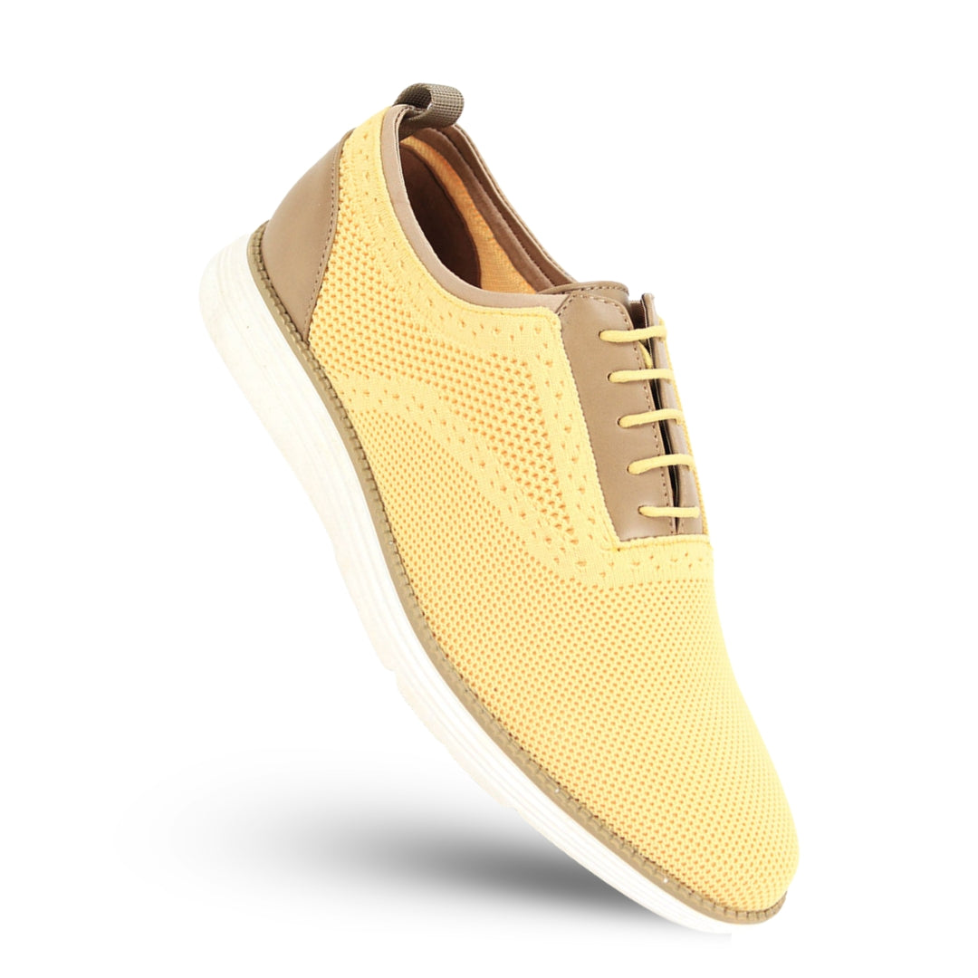 718 Unisex Yellow Knit Oxford Sneakers Casual Shoes Breathable Lace-up Flat Sole Fashion Footwear Comfort for Men Women 718 Unisex Yellow Knit Oxford Sneakers Casual Shoes Breathable Lace-up Flat Sole Fashion Footwear Comfort for Men Women