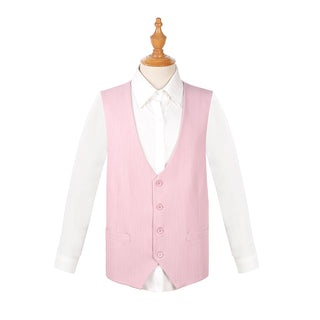 Joseph Michael 29105 Blush Slim Fit Peak Lapel Vested Suit - Fabric Detail