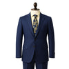 100% Wool 2 Button Modern Fit French Blue Suit