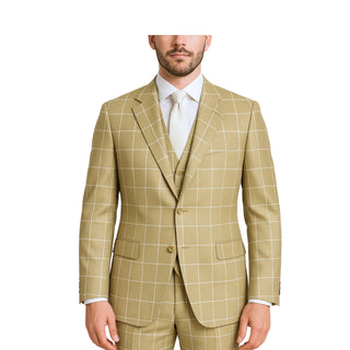 Vested Plaid Modern Fit Suit
