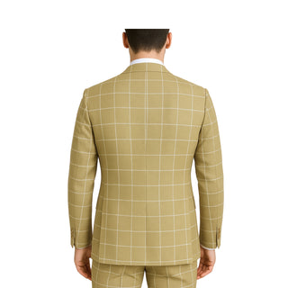 Vested Plaid Modern Fit Suit