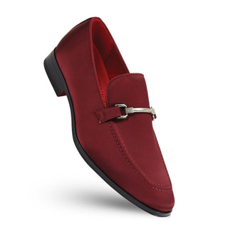 After Midnight Men's Burgundy Velvet Smoker Loafer