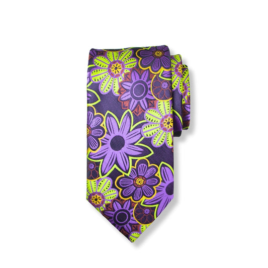 Royal Luxe Floral Tie