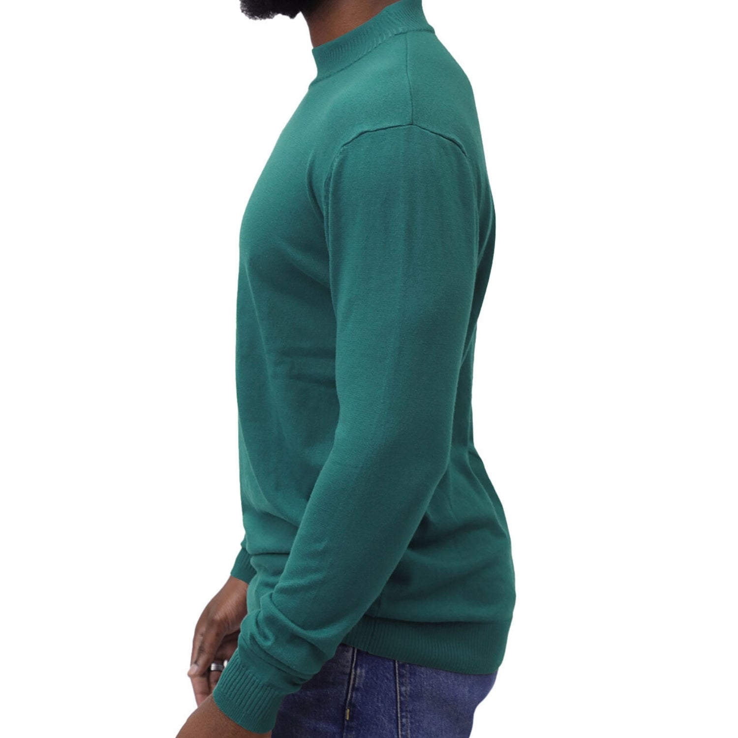 大学 兄弟割引 Mockneck Sweater Ddk Jm2284 Hunter Green Joseph Michael トップス