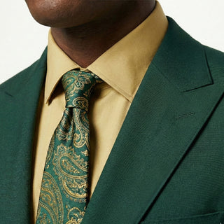 Joseph Michael 29105 Hunter Slim Fit Peak Lapel Vested Suit - Detail View