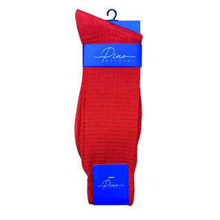 Basket Weave Men's Crew Dress Sock