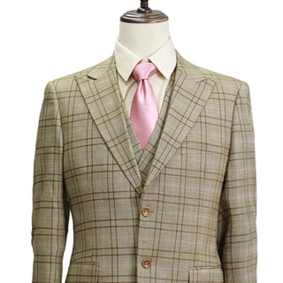 3 Piece Extrema Plaid Suit 582