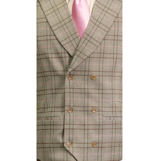 3 Piece Extrema Plaid Suit 582