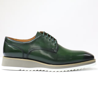 ROYAL LUXE Men's Green Leather Lace-up Dress Oxford Shoes with Cushioned Insole and Durable Sole Size 13 ROYAL LUXE Men's Green Leather Lace-up Dress Oxford Shoes with Cushioned Insole and Durable Sole Size 13