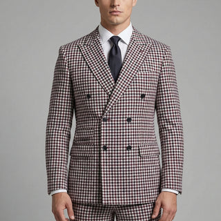 Masimo Double Breasted Peak Lapel Suit