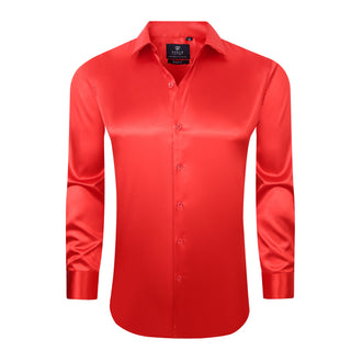 Luxe Stretch Satin Shirt