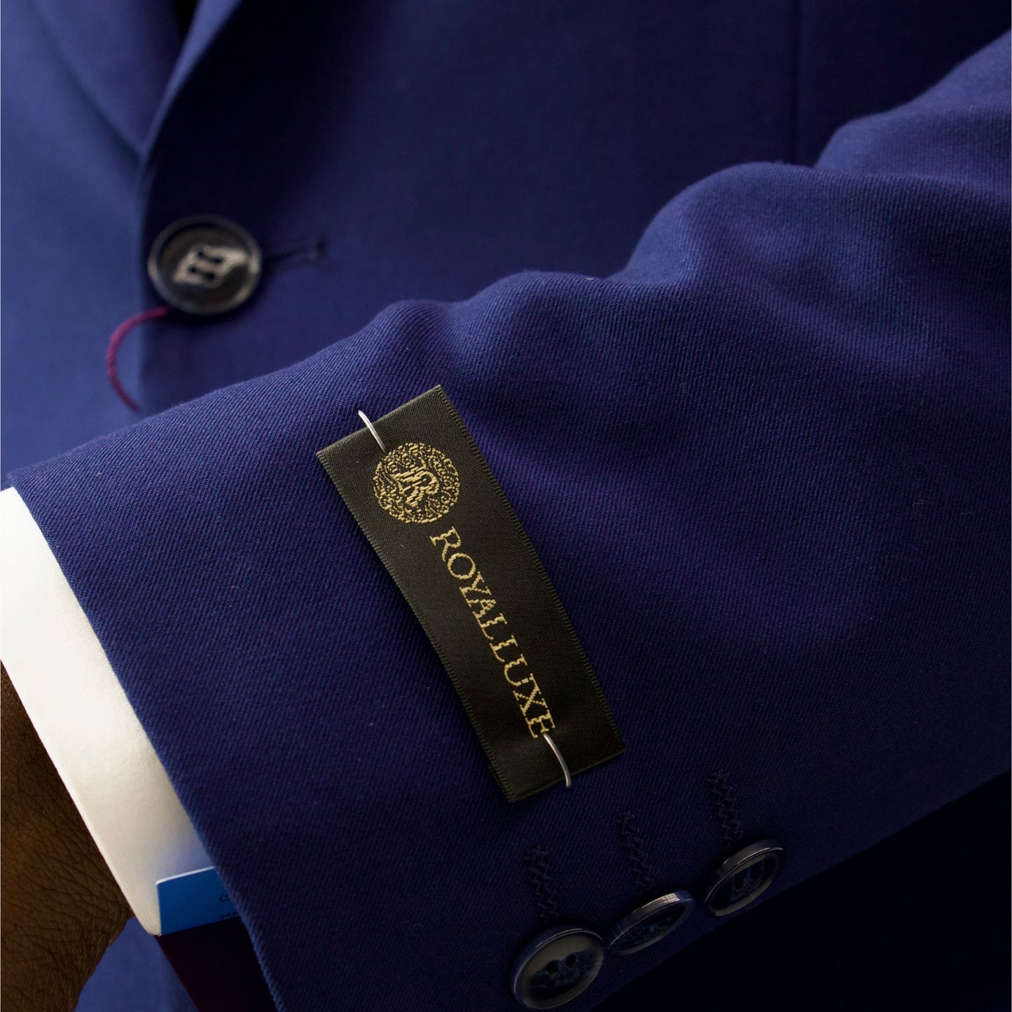 Royal Luxe Modern fit 1 Button Stretch Ink Blue